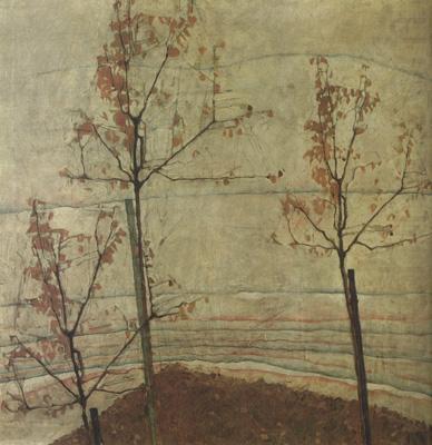 Autumn Trees, Egon Schiele